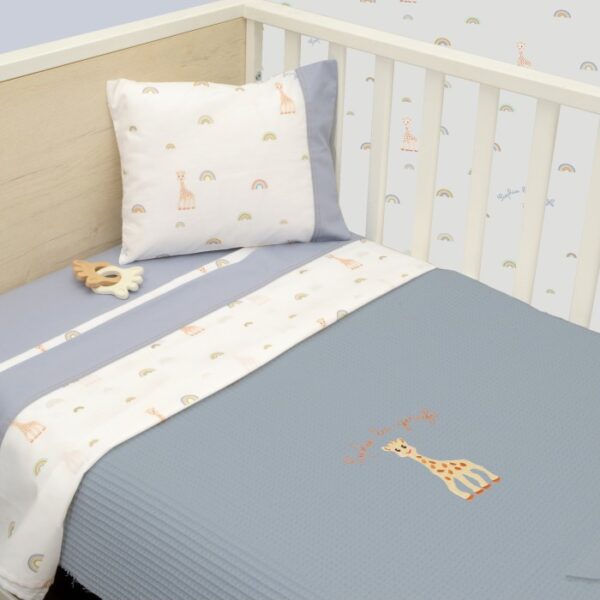 Καλοκαιρινή Πικέ Κουβέρτα 75x95εκ Sophie La Girafe Design 501