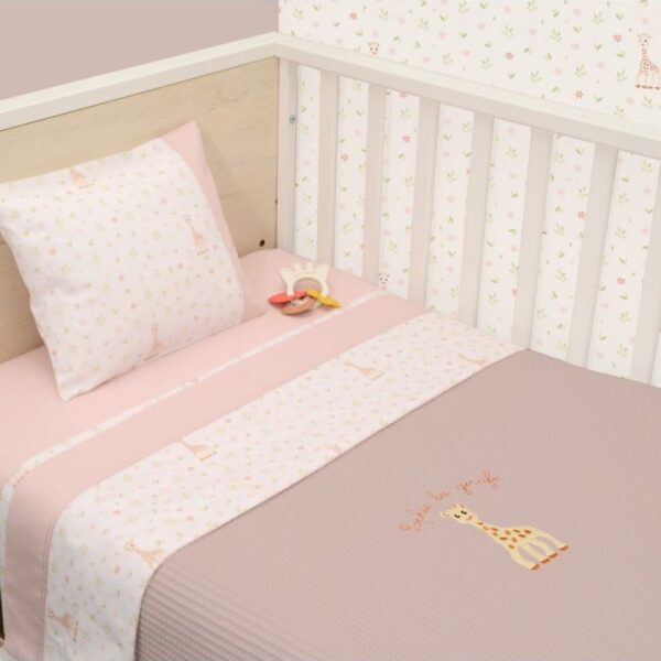 Καλοκαιρινή Πικέ Κουβέρτα 75x95εκ Sophie La Girafe Design 502