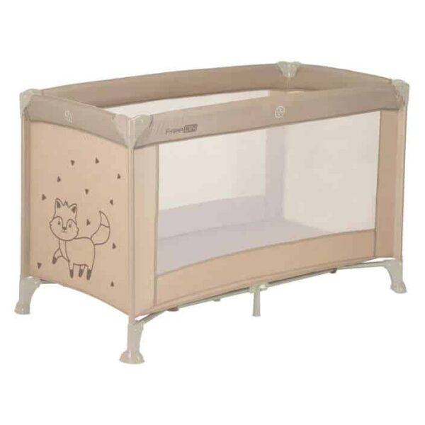 Παρκοκρέβατο Ταξιδιού 1 Επιπέδου FreeOn Nap Beige