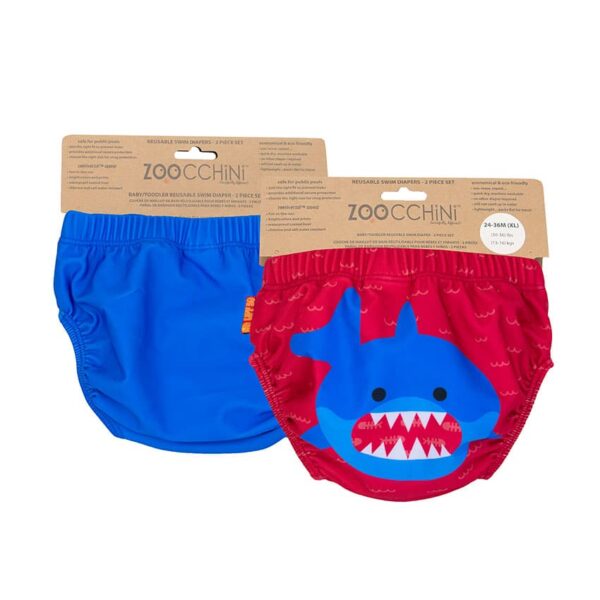 Σετ Μαγιό Πάνα Σετ 2τμχ Zoocchini Blue Shark