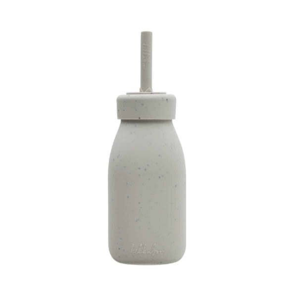 Μπουκάλι Με Καλαμάκι Σιλικόνης Kikka Boo Platinum Sand