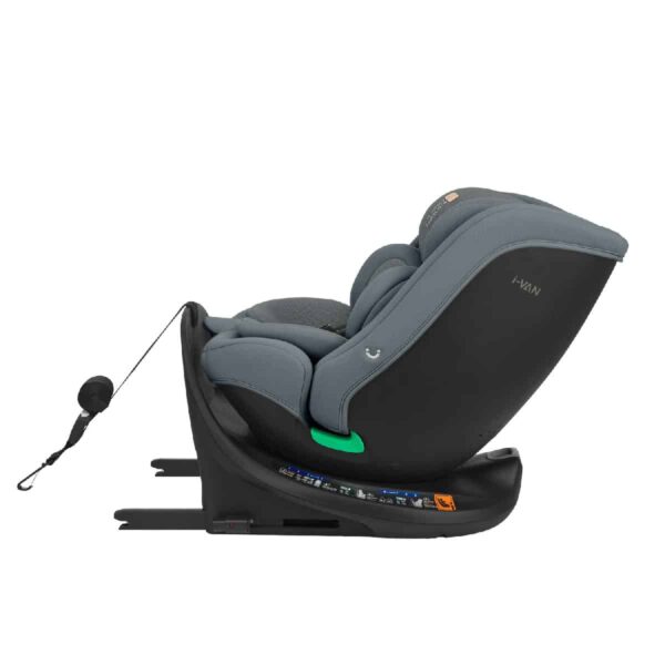 Κάθισμα Αυτοκινήτου 40-150εκ 360° Kikka Boo i-Van i-Size Dark Grey - Image 10