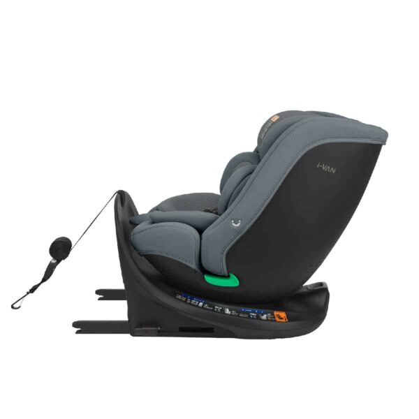 Κάθισμα Αυτοκινήτου 40-150εκ 360° Kikka Boo i-Van i-Size Dark Grey - Image 12