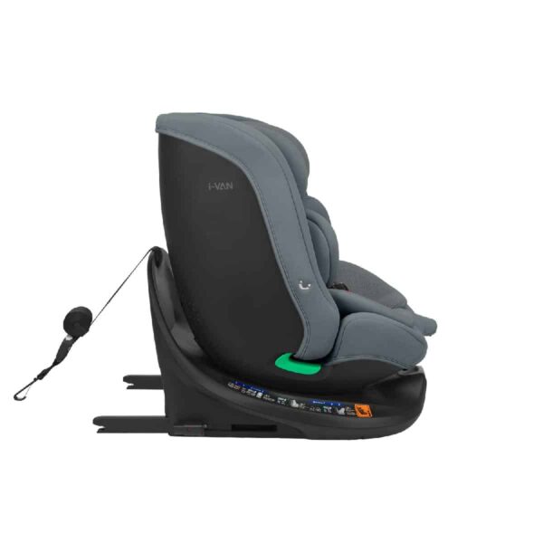 Κάθισμα Αυτοκινήτου 40-150εκ 360° Kikka Boo i-Van i-Size Dark Grey - Image 5