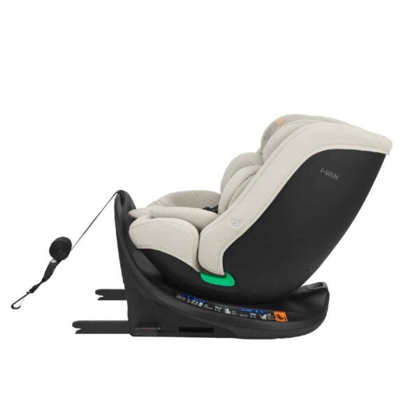 Κάθισμα Αυτοκινήτου 40-150εκ 360° Kikka Boo i-Van i-Size Light Grey - Image 11
