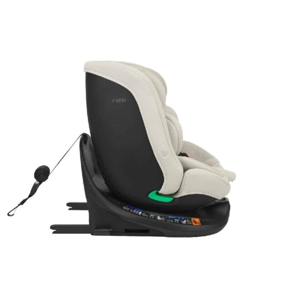 Κάθισμα Αυτοκινήτου 40-150εκ 360° Kikka Boo i-Van i-Size Light Grey - Image 5
