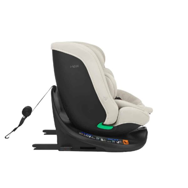 Κάθισμα Αυτοκινήτου 40-150εκ 360° Kikka Boo i-Van i-Size Light Grey - Image 6