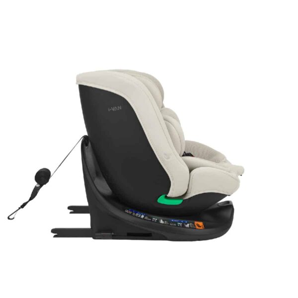 Κάθισμα Αυτοκινήτου 40-150εκ 360° Kikka Boo i-Van i-Size Light Grey - Image 8
