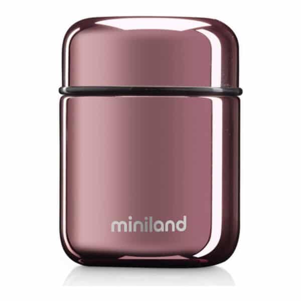 Θερμός φαγητού 280ml MiniLand Mini Deluxe Rose Gold