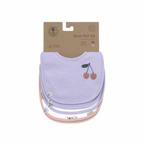 Σέτ Σαλιάρες 5τμχ Laessig Happy Fruits Cherry