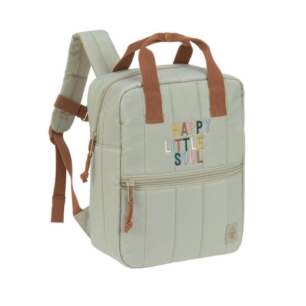 Παιδική Τσάντα Πλάτης Laessig Square Little Gang Light Khaki