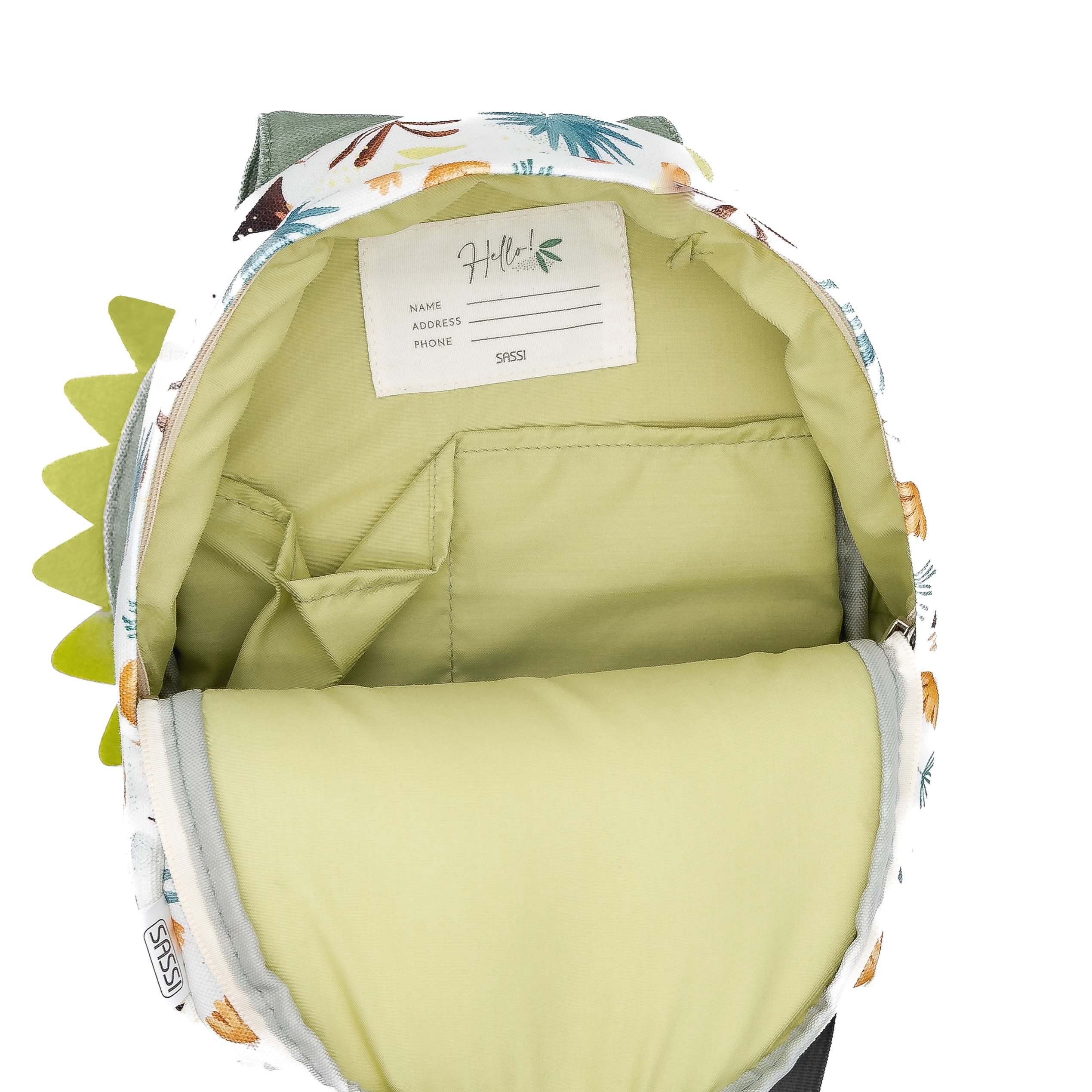 Παιδικό Backpack Mini A5 Sassi Cracky The Dinosaur