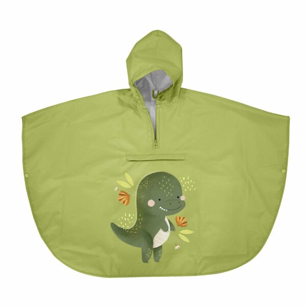 Αδιάβροχο poncho με κουκούλα Sassi Cracky The Dinosaur