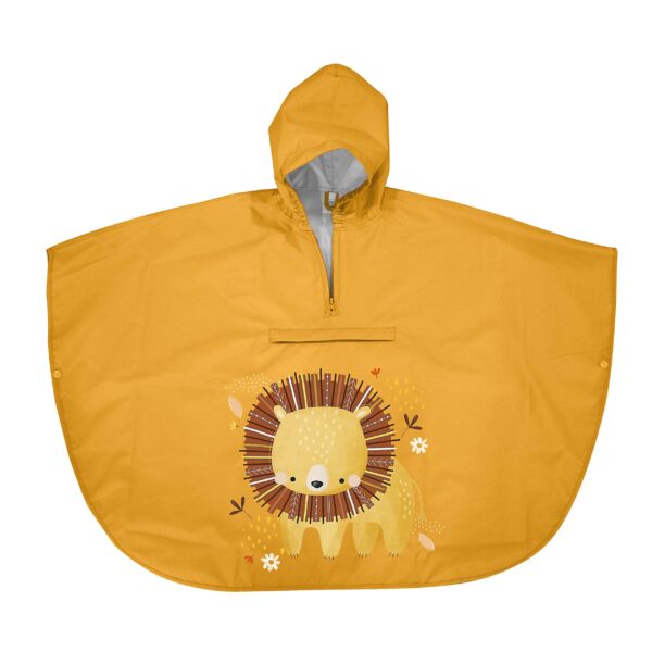 Αδιάβροχο poncho με κουκούλα Sassi Chompy The Lion