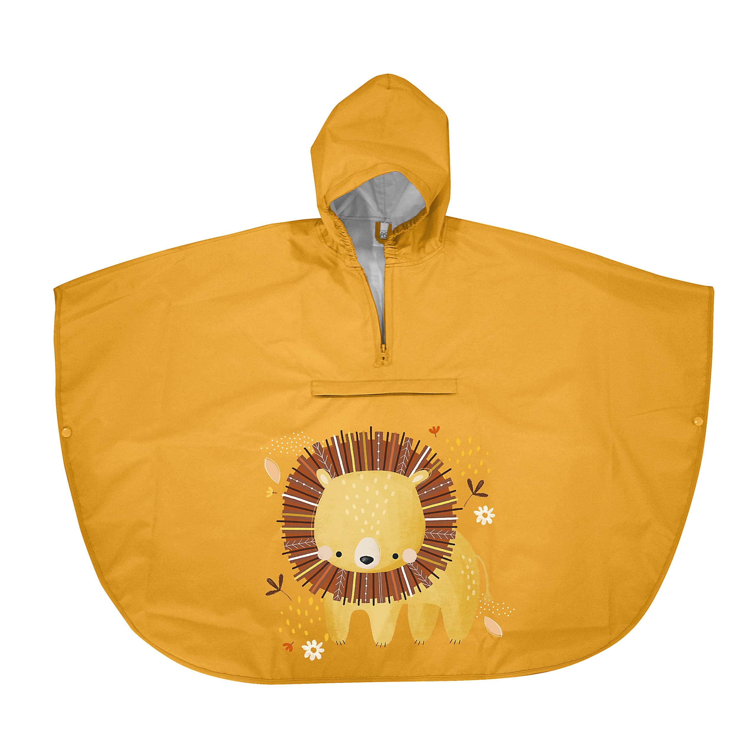 Αδιάβροχο poncho με κουκούλα Sassi Chompy The Lion