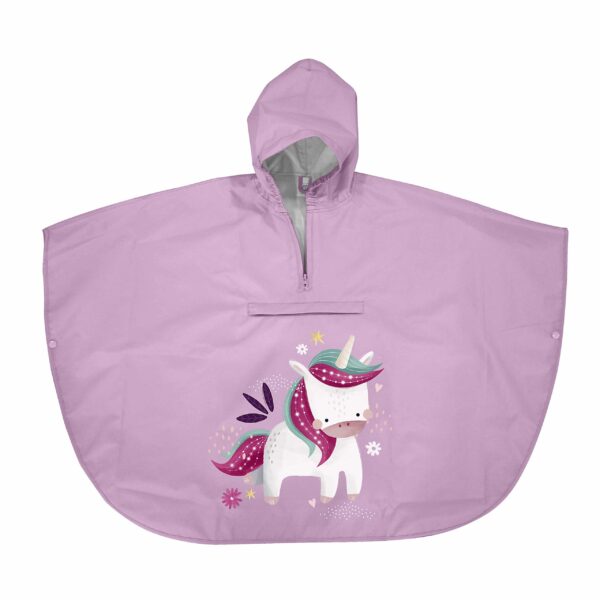 Αδιάβροχο poncho με κουκούλα Sassi Sparkly The Unicorn