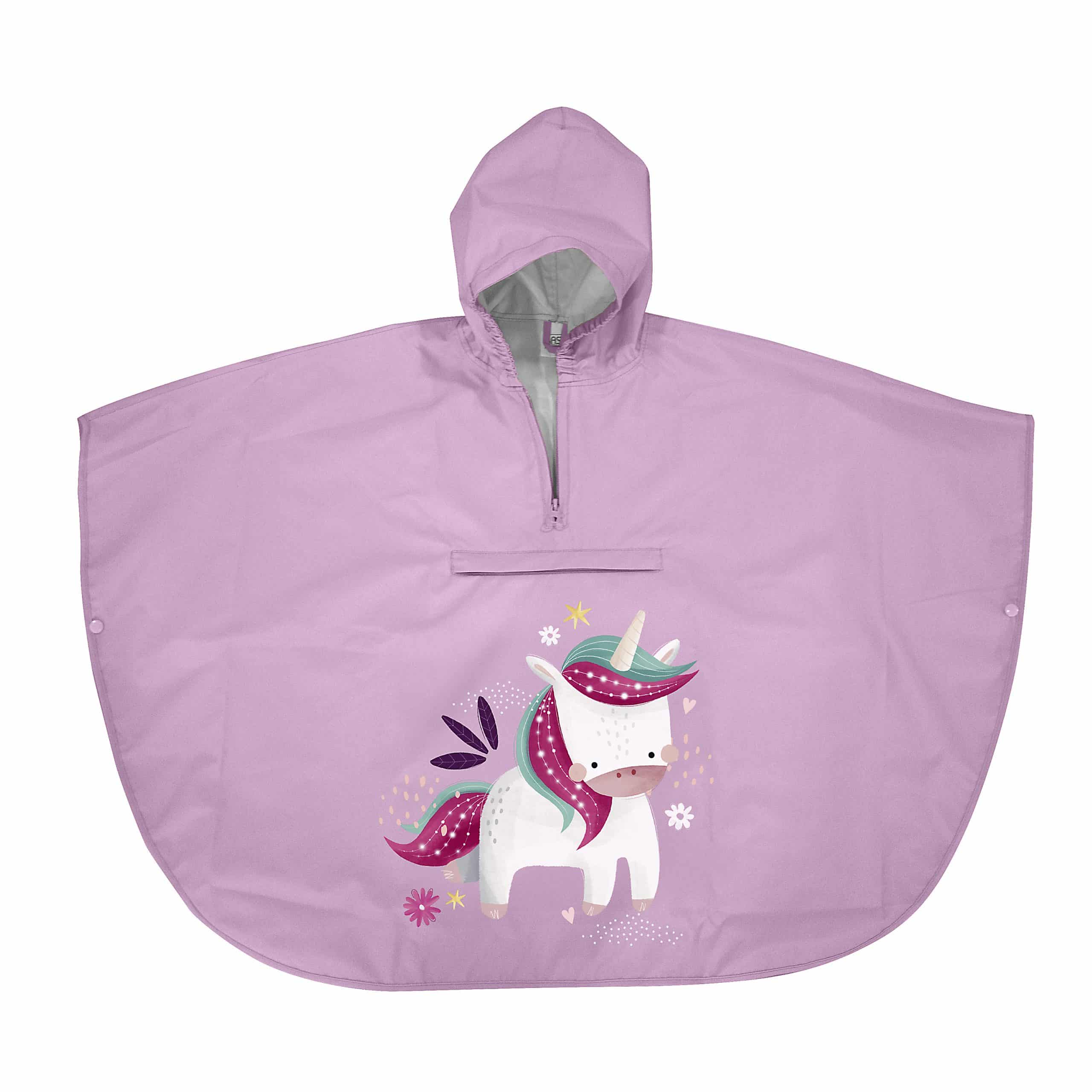 Αδιάβροχο poncho με κουκούλα Sassi Sparkly The Unicorn