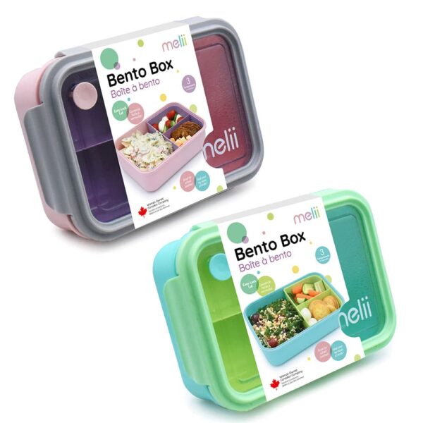 Φαγητοδοχείο 3 θέσεων 1250ml Melii Bento