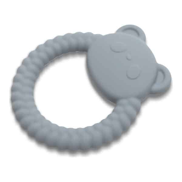 Μασητικός Κρίκος Οδοντοφυΐας Σιλικόνης Lorelli Panda Natural Grey