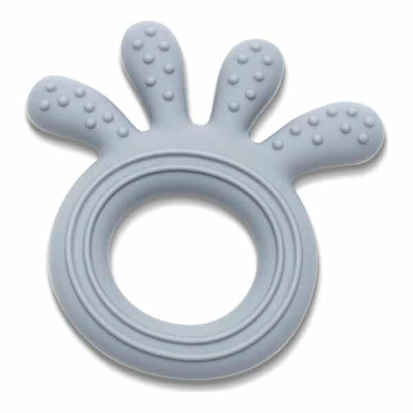 Μασητικός Κρίκος Οδοντοφυΐας Σιλικόνης Lorelli Octopus Natural Gey