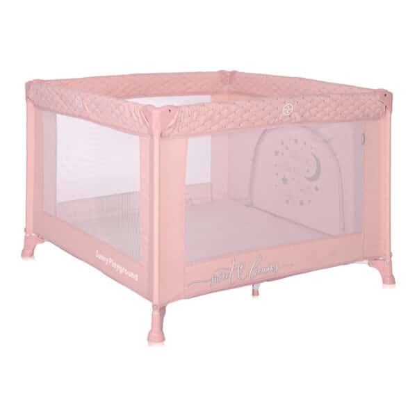 Τετράγωνο Παρκοκρέβατο Lorelli Sunny Playground Mellow Rose - Image 2
