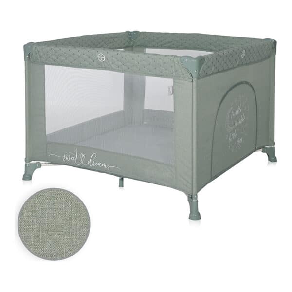 Τετράγωνο Παρκοκρέβατο Lorelli Sunny Playground Fog Green