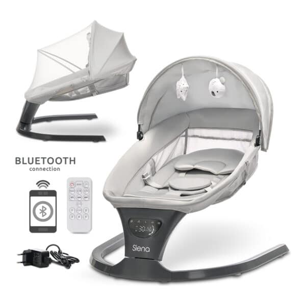 Ηλεκτρική Κούνια Ρηλάξ Lorelli Siena Light Grey