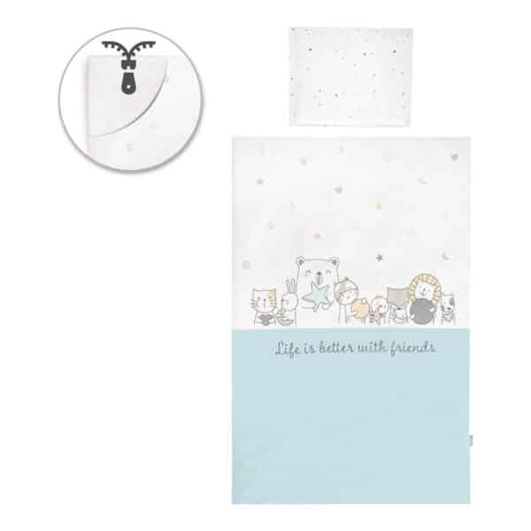 Σετ προίκας μωρού 5τμχ Lorelli Cosy Happy Friends Blue