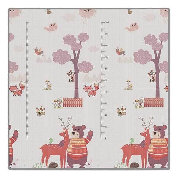 Χαλάκι δραστηριοτήτων διπλής όψης 150x150x1cm Bebe Stars