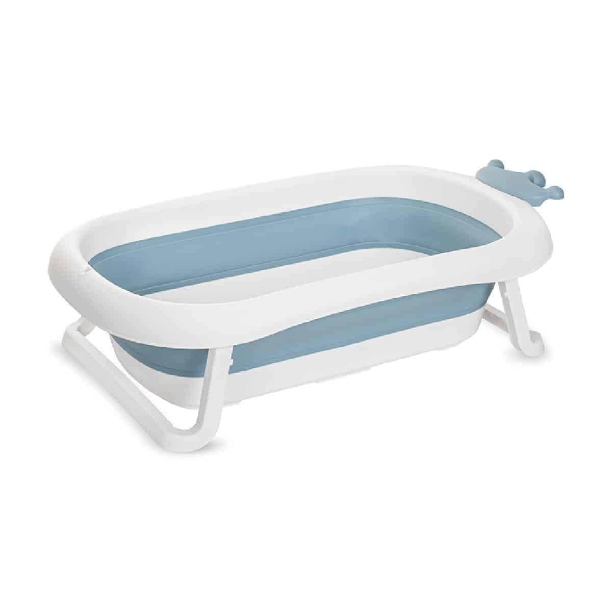 Πτυσσόμενη βρεφική μπανιέρα με τάπα 83εκ Lorelli Royal Nordic Blue