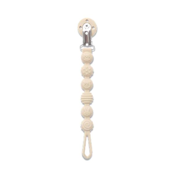 Κλιπ Πιπίλας Σιλικόνης Lorelli Natural Beige - Image 2
