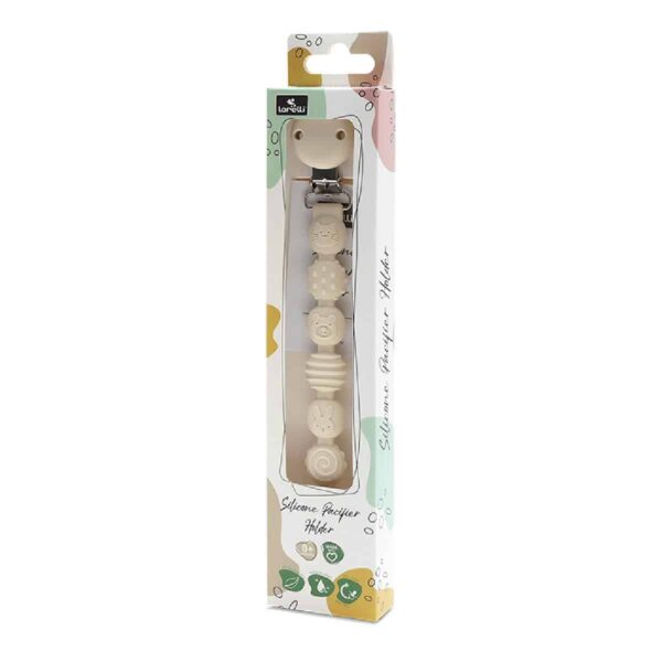 Κλιπ Πιπίλας Σιλικόνης Lorelli Natural Beige - Image 4