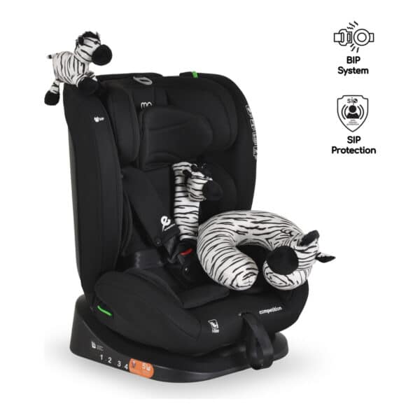 Κάθισμα Αυτοκινήτου 40-150cm i-Size Moni Competition Midnight Black