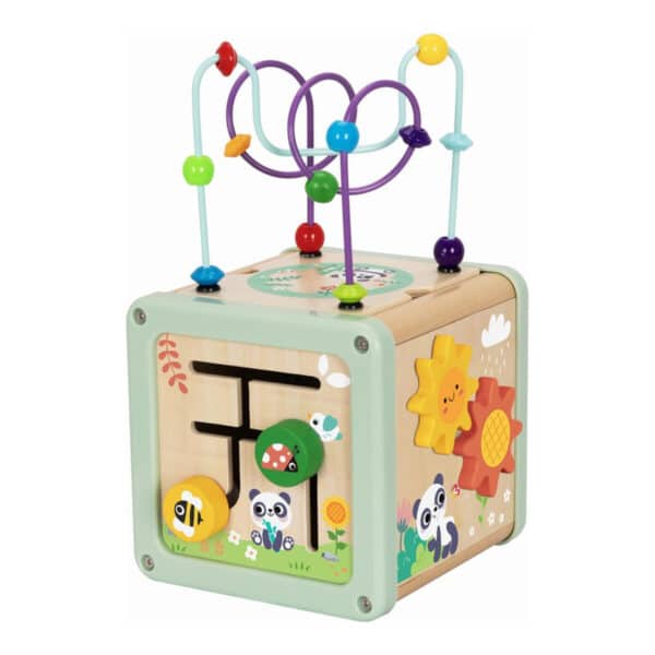 Ξύλινος Κύβος Δραστηριοτήτων Hi Pando Panda HP072