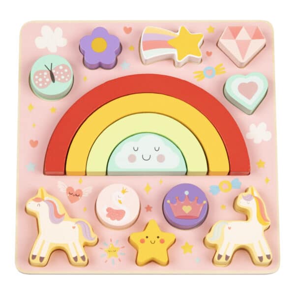 Ξύλινο Παζλ 2 σε 1 Hi Pando Unicorn HP088