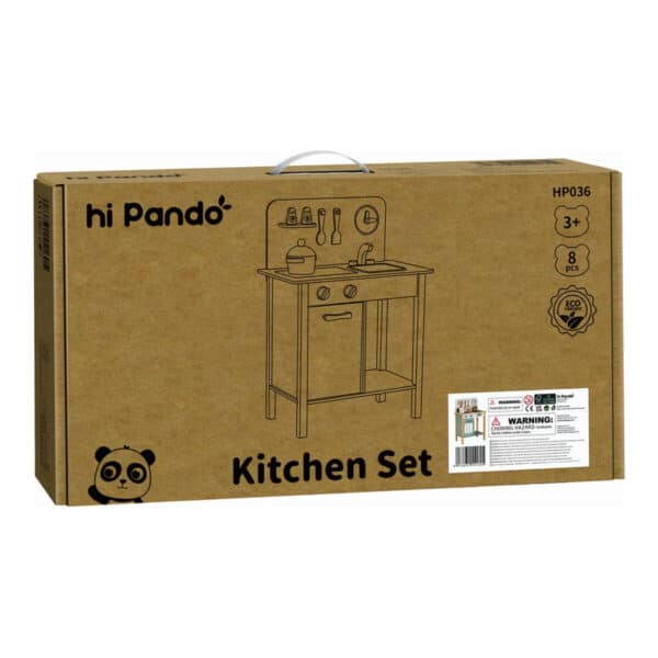 Alternative view of Ξύλινη Κουζίνα Με Αξεσουάρ Hi Pando Kitchen Set HP036