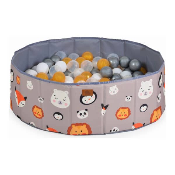 Αναδιπλούμενη Πισίνα με 90 μπάλες(7εκ) Moni Toys Melo Animals