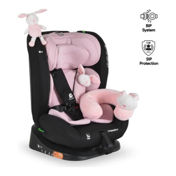 Κάθισμα Αυτοκινήτου 40-150cm i-Size Moni Competition Baby Pink