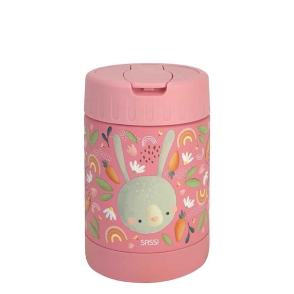 Θερμός Φαγητού 350ml Sassi Fluffy the Bunny