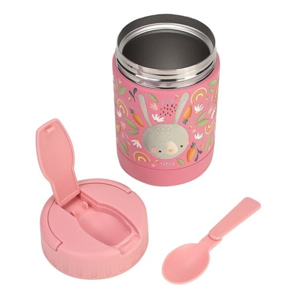 Θερμός Φαγητού 350ml Sassi Fluffy the Bunny