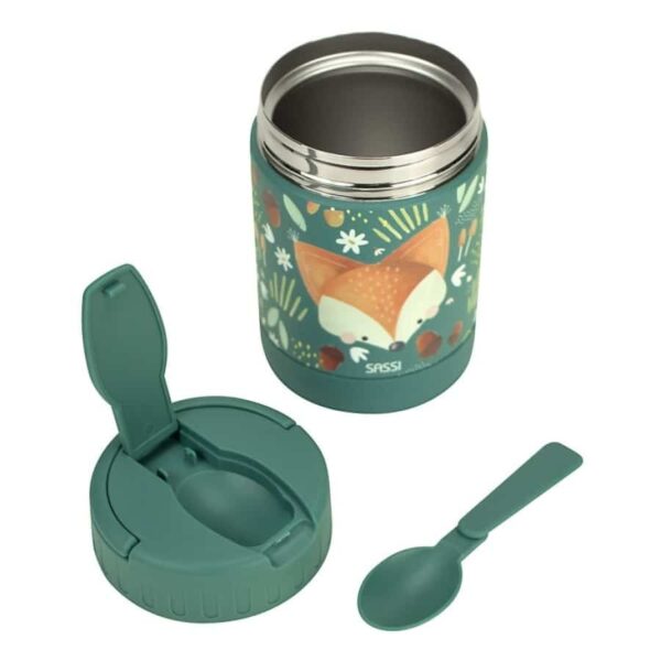 Θερμός Φαγητού 350ml Sassi Crunchy the Fox