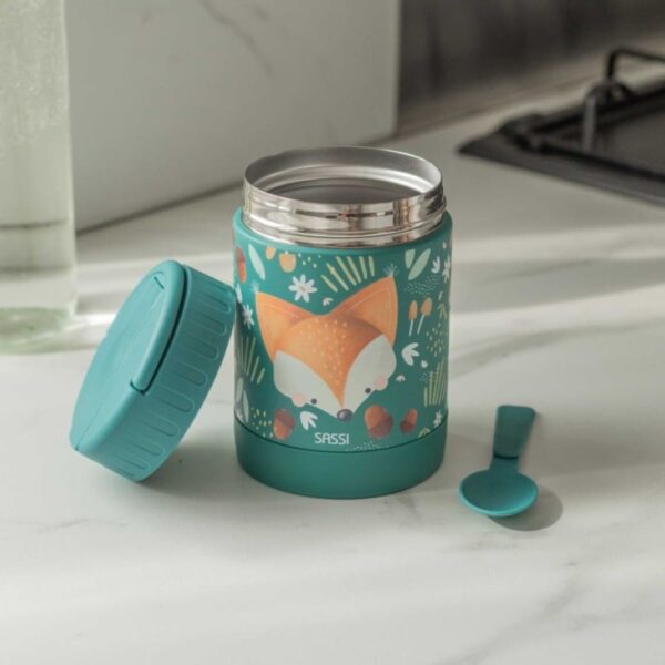Θερμός Φαγητού 350ml Sassi Crunchy the Fox