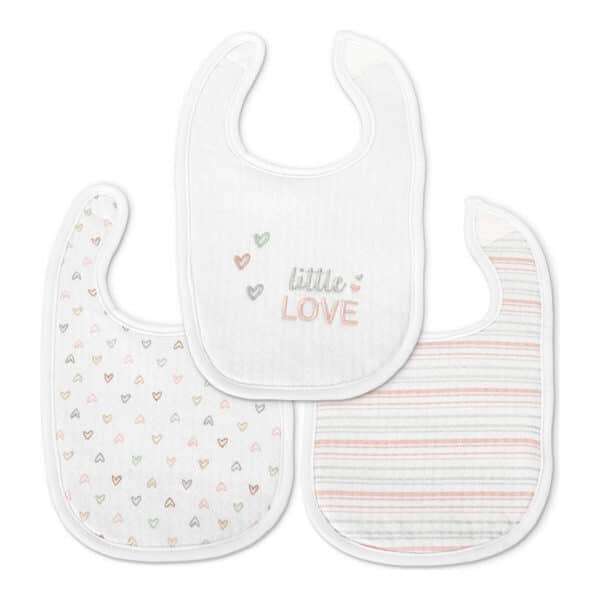 Σαλιάρα με Velcro 3τμχ Lorelli Natural Girl