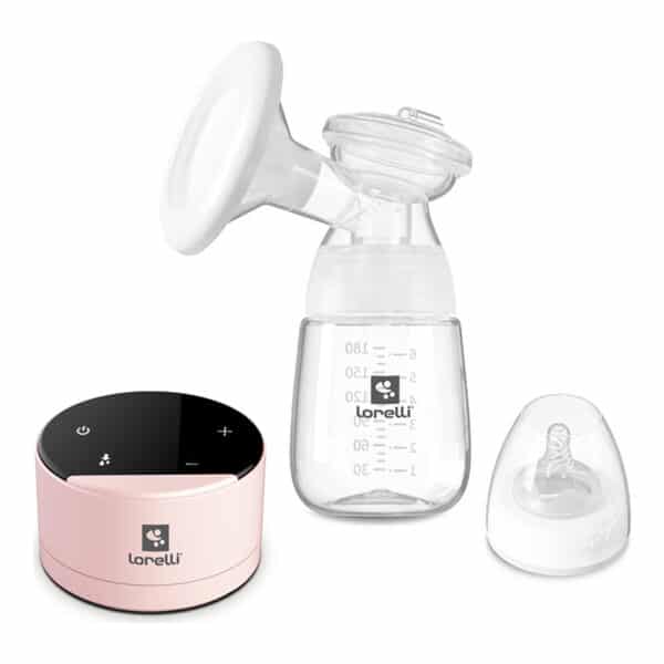 Ηλεκτρικό Θήλαστρο με Μπουκαλάκι 180ml - Lorelli Daily Comfort Pink&Black