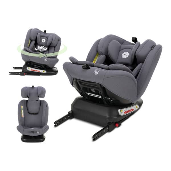 Κάθισμα Αυτοκινήτου 40-150cm I-size Isofix 360° Lorelli Capella Grey