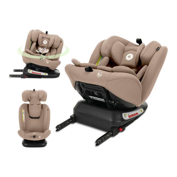 Κάθισμα Αυτοκινήτου 40-150cm I-size Isofix 360° Lorelli Capella Beige