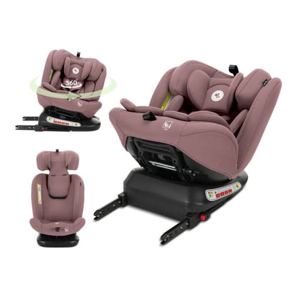 Κάθισμα Αυτοκινήτου 40-150cm I-size Isofix 360° Lorelli Capella Pink