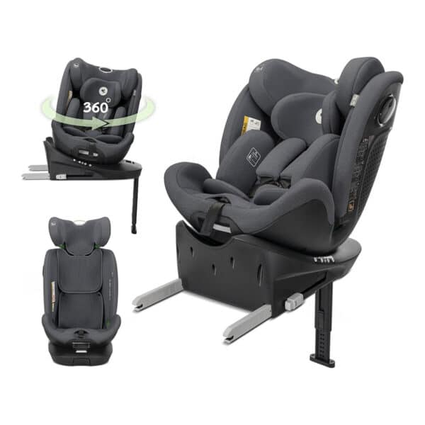 Κάθισμα Αυτοκινήτου 40-150cm I-size Isofix 360° Lorelli Perseus Grey
