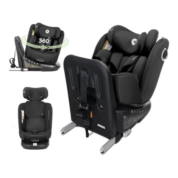 Κάθισμα Αυτοκινήτου 40-150cm i-Size Isofix 360° Lorelli Anti Rebound Bar Auriga Black