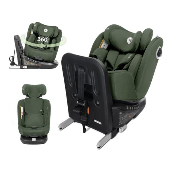 Κάθισμα Αυτοκινήτου 40-150cm i-Size Isofix 360° Lorelli Anti Rebound Bar Auriga Green
